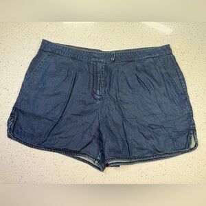Armani Exchange Dark Blue Jean Shorts